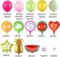 149pcs Twotti Fruity Balloon Arch Kit – Pastel Citrus Balloons with Tropical Foils